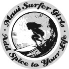 MAUI SURFER GIRLS ADD SPICE TO YOUR LIFE WWW.MAUISURFERGIRLS.COM