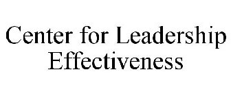CENTER FOR LEADERSHIP EFFECTIVENESS