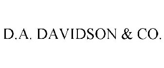 D.A. DAVIDSON & CO.