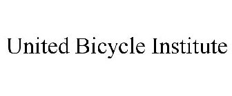 UNITED BICYCLE INSTITUTE
