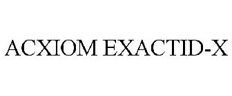ACXIOM EXACTID-X