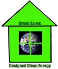 GREEN SAVES DESIGNED CLEAN ENERGY