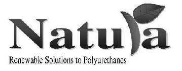 NATURA RENEWABLE SOLUTIONS TO POLYURETHANES