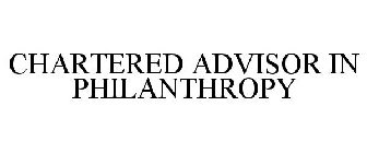 CHARTERED ADVISOR IN PHILANTHROPY