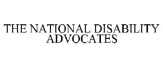 THE NATIONAL DISABILITY ADVOCATES