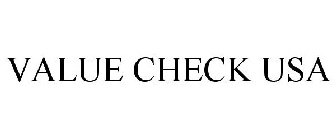VALUE CHECK USA