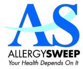 ALLERGY SWEEP YOUR HEALTH DEPENDS ON IT AS