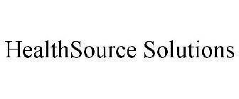 HEALTHSOURCE SOLUTIONS