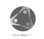 GREEN BLUE PINK