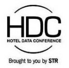 HDC HOTEL DATA CONFERENCE BROUGHT TO YOU BY STR