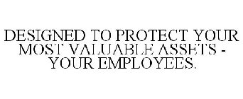 DESIGNED TO PROTECT YOUR MOST VALUABLE ASSETS - YOUR EMPLOYEES.