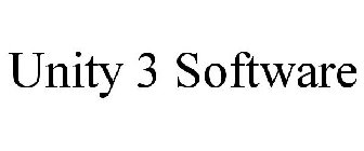 UNITY 3 SOFTWARE