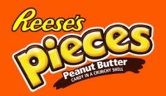 REESE'S PIECES PEANUT BUTTER CANDY IN A CRUNCHY SHELL