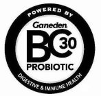 GANEDEN BC30 PROBIOTIC POWERED BY DIGESTIVE & IMMUNE HEALTH