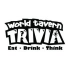 WORLD TAVERN TRIVIA EAT · DRINK · THINK