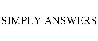 SIMPLY ANSWERS