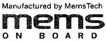 MANUFACTURED BY MEMSTECH MEMS ON BOARD