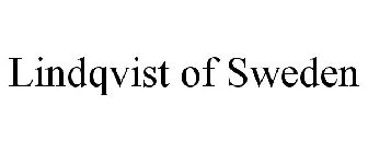 LINDQVIST OF SWEDEN