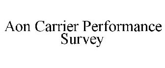 AON CARRIER PERFORMANCE SURVEY