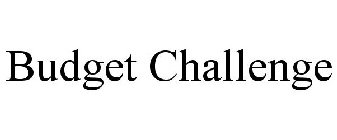 BUDGET CHALLENGE