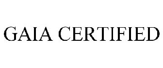 GAIA CERTIFIED