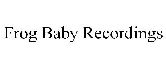 FROG BABY RECORDINGS