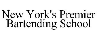 NEW YORK'S PREMIER BARTENDING SCHOOL