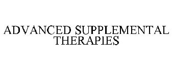 ADVANCED SUPPLEMENTAL THERAPIES