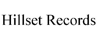 HILLSET RECORDS