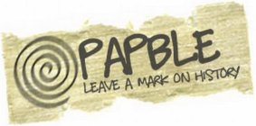 PAPBLE LEAVE A MARK ON HISTORY