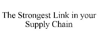 THE STRONGEST LINK IN YOUR SUPPLY CHAIN