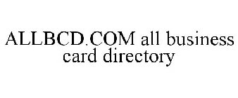 ALLBCD.COM ALL BUSINESS CARD DIRECTORY