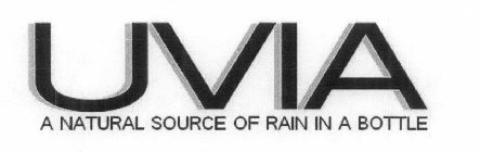 UVIA A NATURAL SOURCE OF RAIN IN A BOTTLE.