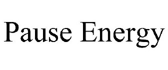 PAUSE ENERGY