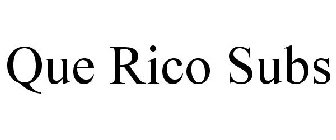 QUE RICO SUBS