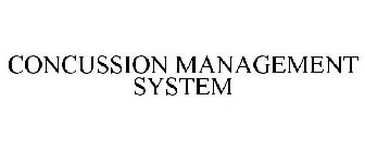 CONCUSSION MANAGEMENT SYSTEM