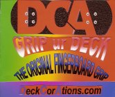DCA GRIP UR DECK THE ORIGINAL FINGERBOARD GRIP DECKCORATIONS.COM