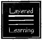 LAYERED LEARNING HEALTHCARE EDUCATION