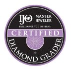 IJO MASTER JEWELER BRILLIANCE YOU DESERVE CERTIFIED DIAMOND GRADER