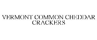 VERMONT COMMON CHEDDAR CRACKERS