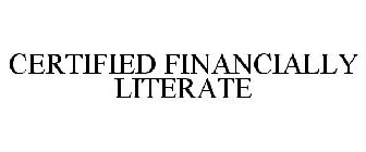 CERTIFIED FINANCIALLY LITERATE