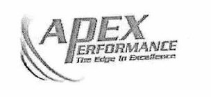 APEX PERFORMANCE THE EDGE IN EXCELLENCE