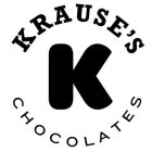 KRAUSE'S K CHOCOLATES