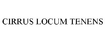 CIRRUS LOCUM TENENS