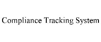 COMPLIANCE TRACKING SYSTEM