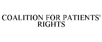 COALITION FOR PATIENTS' RIGHTS