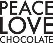 PEACE LOVE CHOCOLATE