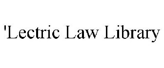'LECTRIC LAW LIBRARY