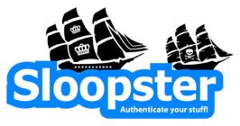 SLOOPSTER AUTHENTICATE YOUR STUFF!