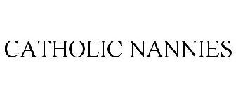 CATHOLIC NANNIES